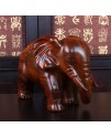花梨木大象 木雕擺件一對